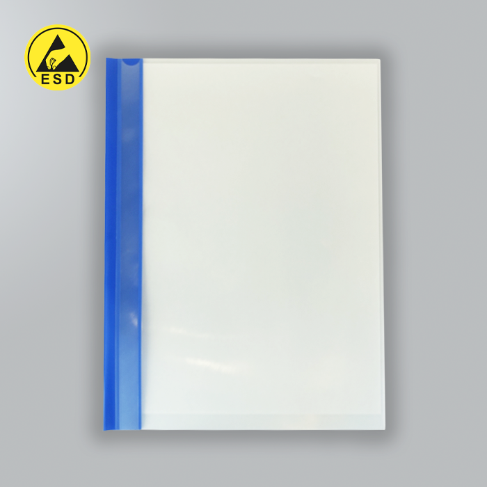 Clear A4 ESD Binder - Front Clear A4 ESD Binder - Front